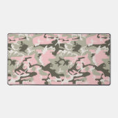 Roze en groene camouflage, leger, leger bureaumat (Voorkant)