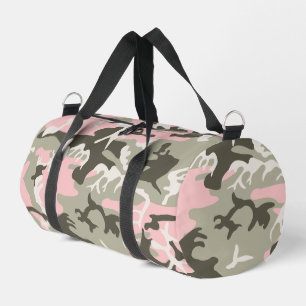 Roze en groene camouflage, leger, leger plunjezak