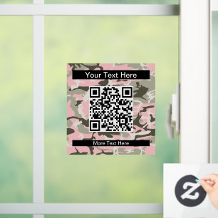 Roze en groene camouflage, leger, leger raamsticker