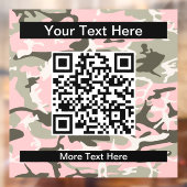 Roze en groene camouflage, leger, leger raamsticker (Vel 2)