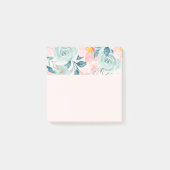 Roze en groene Floral Border Post-it® Notes (Voorkant)
