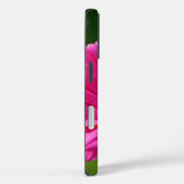 Roze en groene Gerbera Daisy Case-Mate iPhone Case (Achterkant / Rechts)