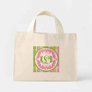 Roze en groene kleine Tas