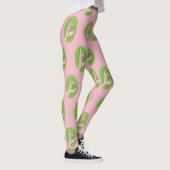 Roze en groene leggings (Rechts)