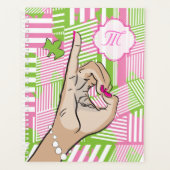 Roze en groene liefde planner (Voorkant)