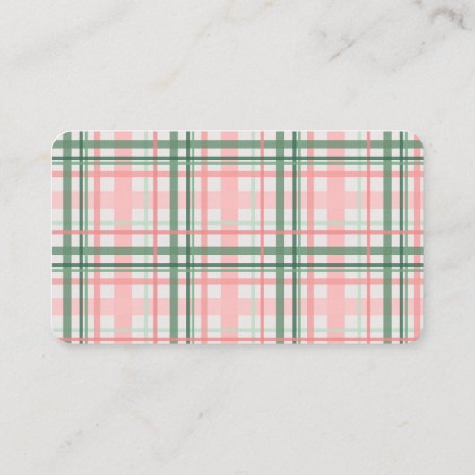 Roze en groene luiers verloten bij baby shower informatiekaartje (Achterkant)