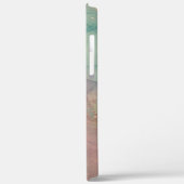 Roze en groene marmer Hoesje-Mate iPhone Case (Achterkant / Links)