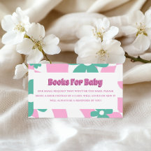 Roze en groene moderne boeken voor baby's