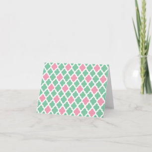 Roze en groene noot Kaart