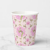 Roze en groene nostalgische beker van Floral Paper (Links)
