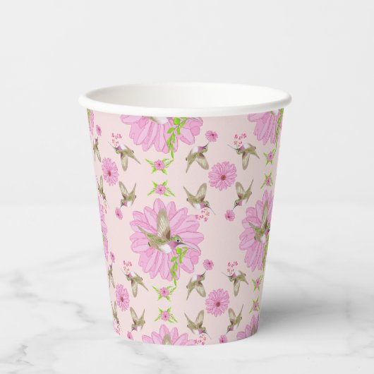 Roze en groene nostalgische beker van Floral Paper