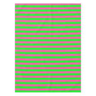 Roze en groene strepen ontwerp tafelkleed