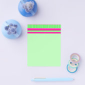 Roze en groene strips flyer (Enkel)