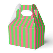 Roze en groene stripverpakking