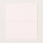 Roze en groene Wavy Trouwtafelnummers Kaart (Binnenkant ongevouwen)