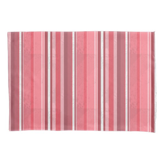 Roze en inktstrepen kussensloop (Voorkant)