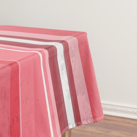Roze en inktstrepen tafelkleed (Voorbeeld)