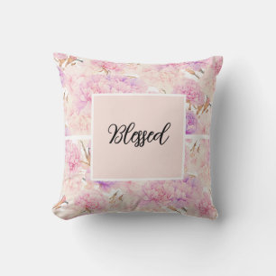 Roze en lavendel anjers, kussen