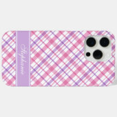 Roze en lavendel geplakt patroon Case-Mate iPhone case (Achterkant (horizontaal))