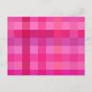 Roze en lavender briefkaart