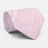 Roze en lavender Glitter Marble Stropdas (Opgerold)