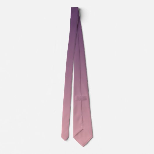 Roze en lila gradiënt, Ombre. Stropdas (Achterkant)