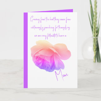 Roze en Mauve Kaart