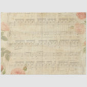 roze en muziekvel papier (Voorkant)