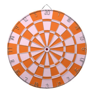 Roze en Oranje Dartbord