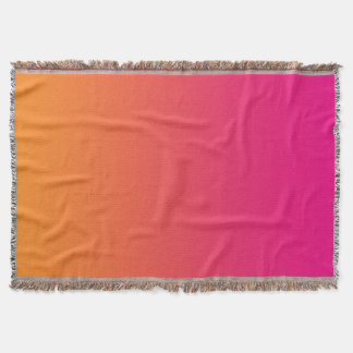 Roze en Oranje Deken