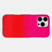 Roze en Oranje gradiënt iPhone Hoesje (Achterkant horizontaal)