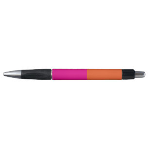Roze en Oranje kleurenblok Pen
