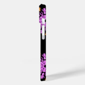 Roze en oranje neonbloem Case-Mate iPhone case (Achterkant / Links)