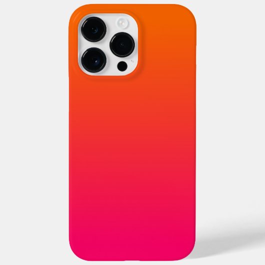Roze en Oranje Ombre Case-Mate iPhone Case (Achterkant)