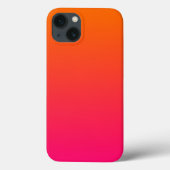 Roze en Oranje Ombre Case-Mate iPhone Case (Achterkant)