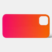 Roze en Oranje Ombre Case-Mate iPhone Case (Achterkant (horizontaal))