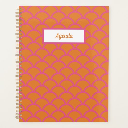 Roze en Oranje Planner (Voorkant)