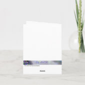 Roze en Oranje Roos Gepersonaliseerd Wenskaart Kaart (Achterkant)