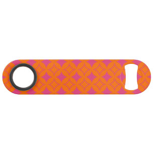 Roze en oranje schilfers speed flessenopener
