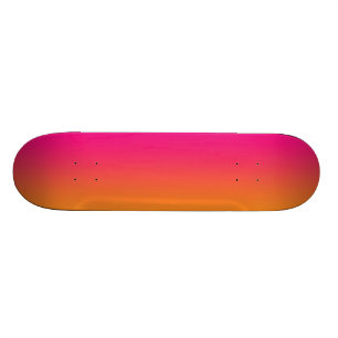 Roze en Oranje Skateboard