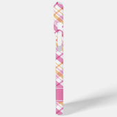 Roze en Oranje speldenpatroon Case-Mate iPhone Case (Achterkant / Links)