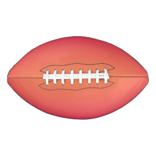 Roze en oranje verloop american football