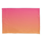 Roze en oranje verloop kussensloop (Voorkant)