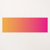 Roze en oranje verloop yogamat (Voorkant (horizontaal))