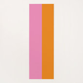 Roze en Oranje Yoga Mat (Achterkant)