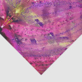 Roze en paars abstract tissuepapier (Detail)