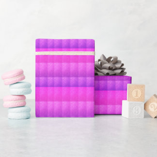 Roze en Paars glitterverpakkingspapier Cadeaupapier
