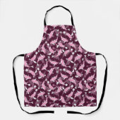 Roze en Paars Patroon - Koi Fish Schort (Voorkant)