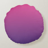 Roze en Paars Rond Kussen (Achterkant)