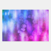 Roze en Paarse Abstracte cirkels Patroon Inpakpapier Vel (Voorkant 2)